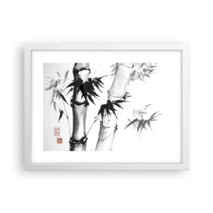 Póster en marco blanco - Primer plano de Oriente - 40x30 cm