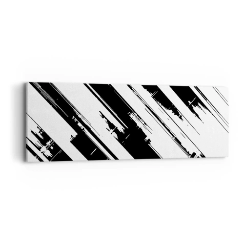 Cuadro sobre lienzo - Impresión de Imagen - Composición intensa y dinámica - 90x30 cm