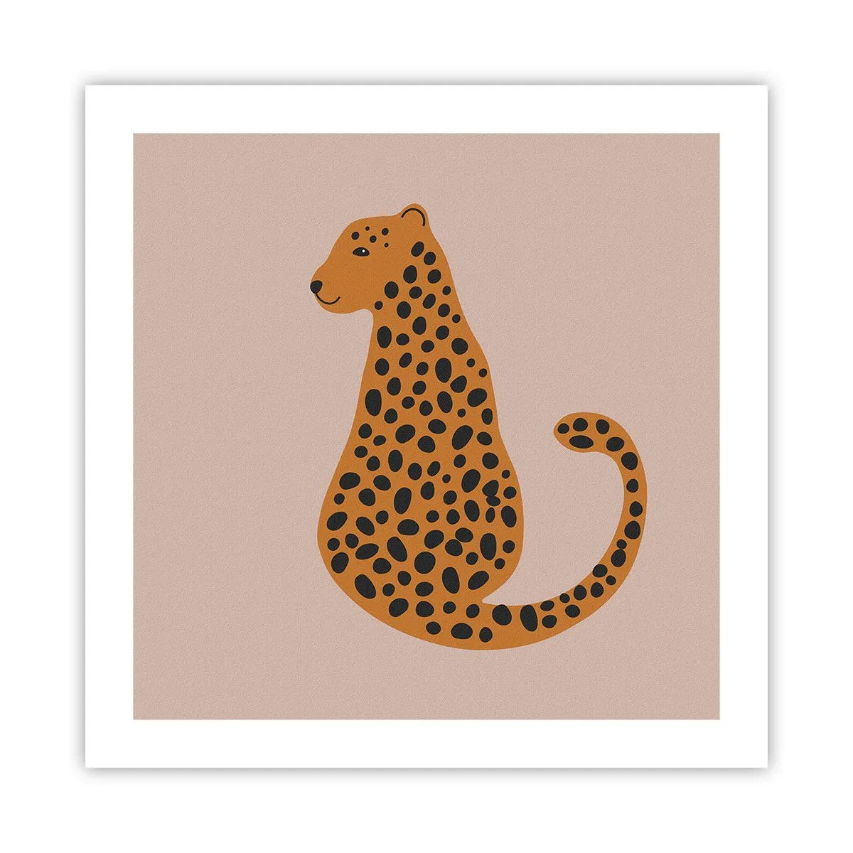 Póster - El estampado de leopardo está de moda - 50x50 cm
