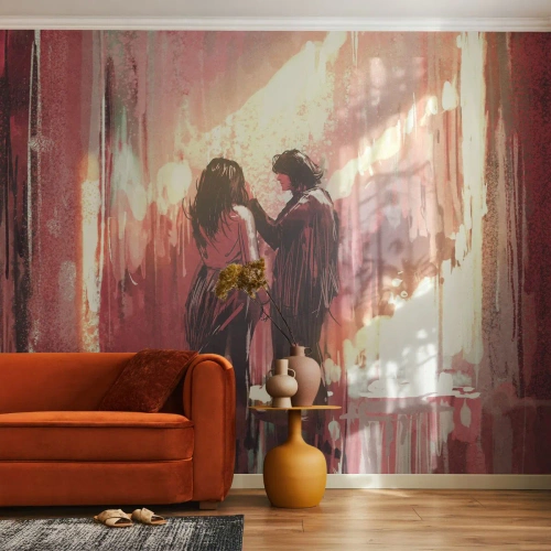 Fotomural Autadhesivo Deluxe Sticker - El eterno espectáculo del amor - Abstracción, Mujer, Amar - 400x280 cm
