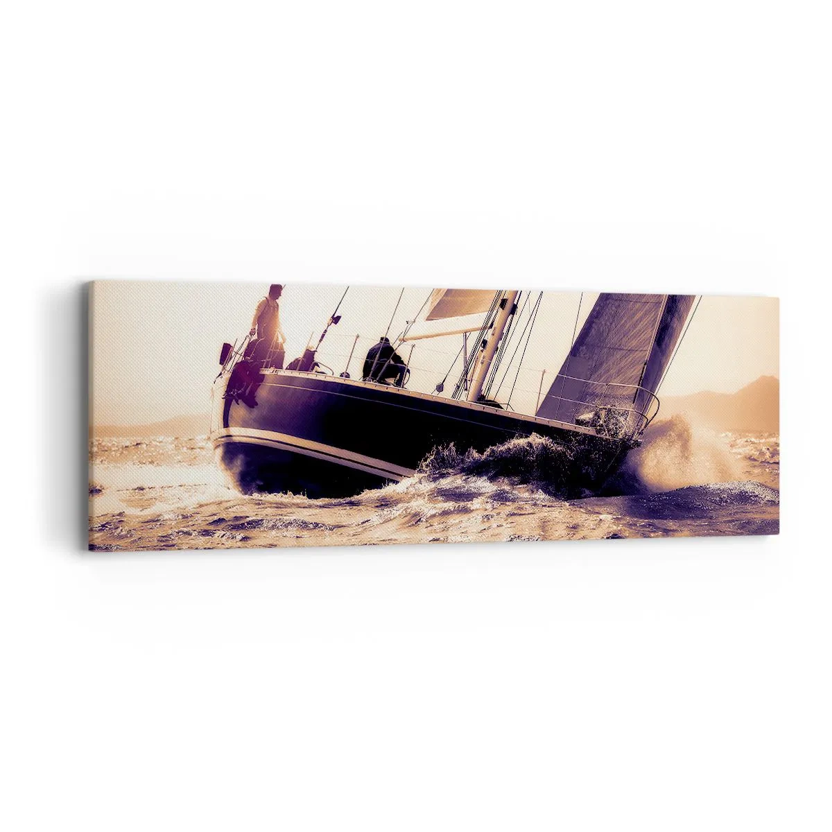 Cuadro sobre lienzo - Impresión de Imagen - Navega, marinero - 90x30 cm