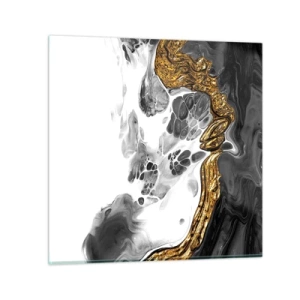 Cuadro sobre vidrio - Impresiones sobre Vidrio - Composición orgánica - 40x40 cm