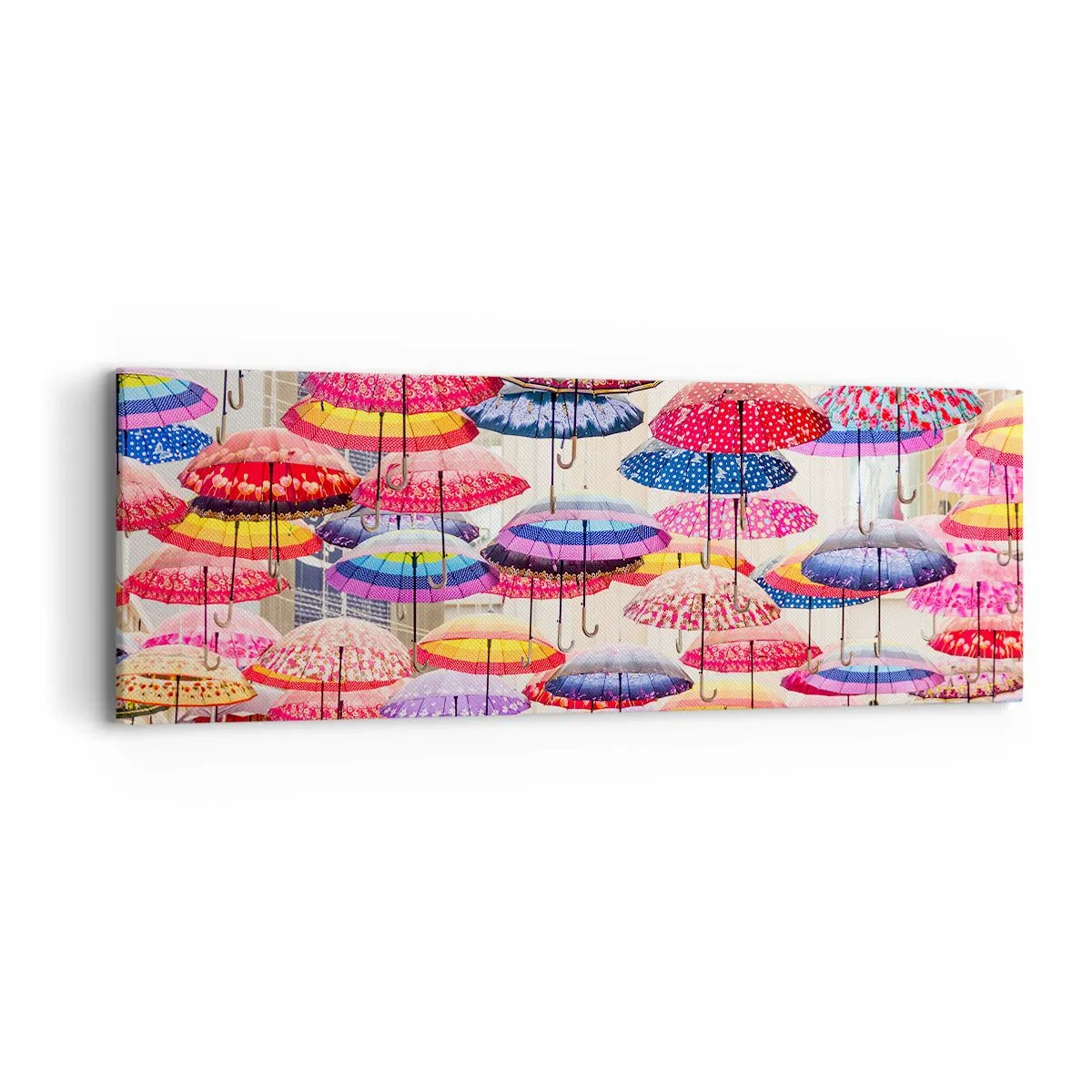 Cuadro sobre lienzo - Impresión de Imagen - Pradera urbana - 90x30 cm