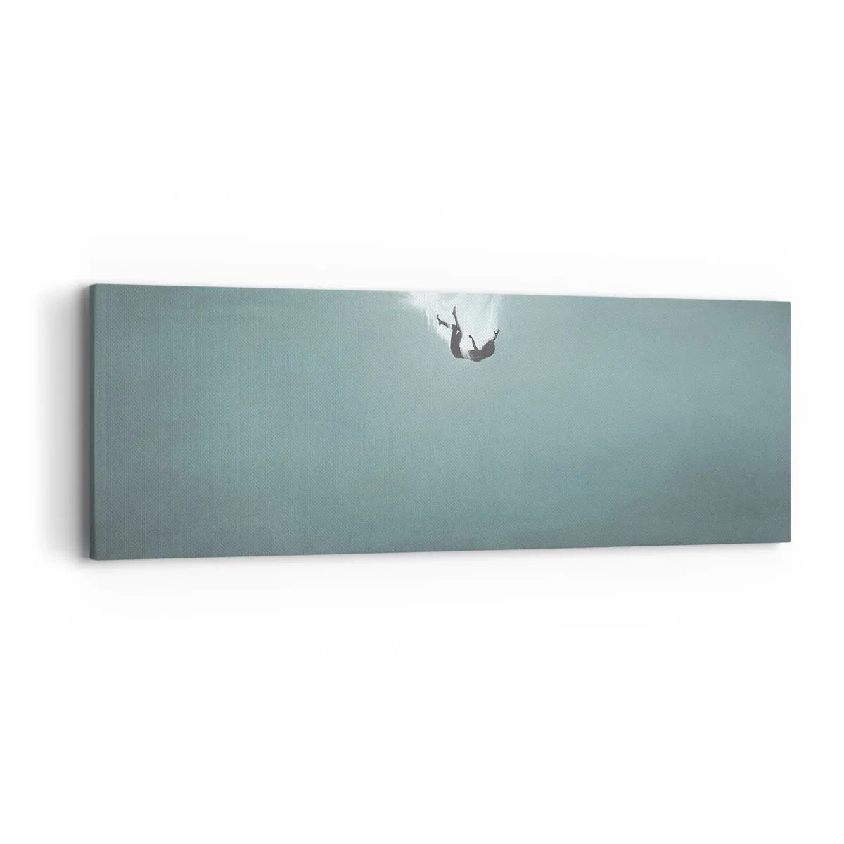 Cuadro sobre lienzo - Impresión de Imagen - En el abrazo del océano - 90x30 cm