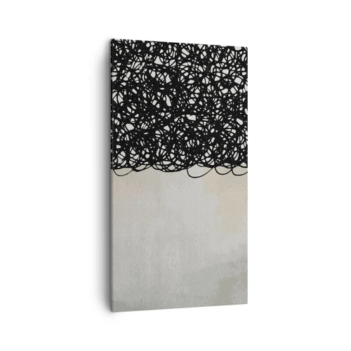 Cuadro sobre lienzo - Impresión de Imagen - Una abstracción arremolinada - 45x80 cm