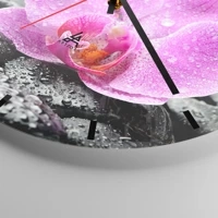 Esfera sin numeración, con rayas