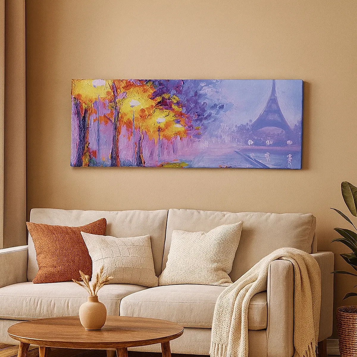 Cuadro sobre lienzo - Impresión de Imagen - Un paseo de ensueño - 30x30 cm