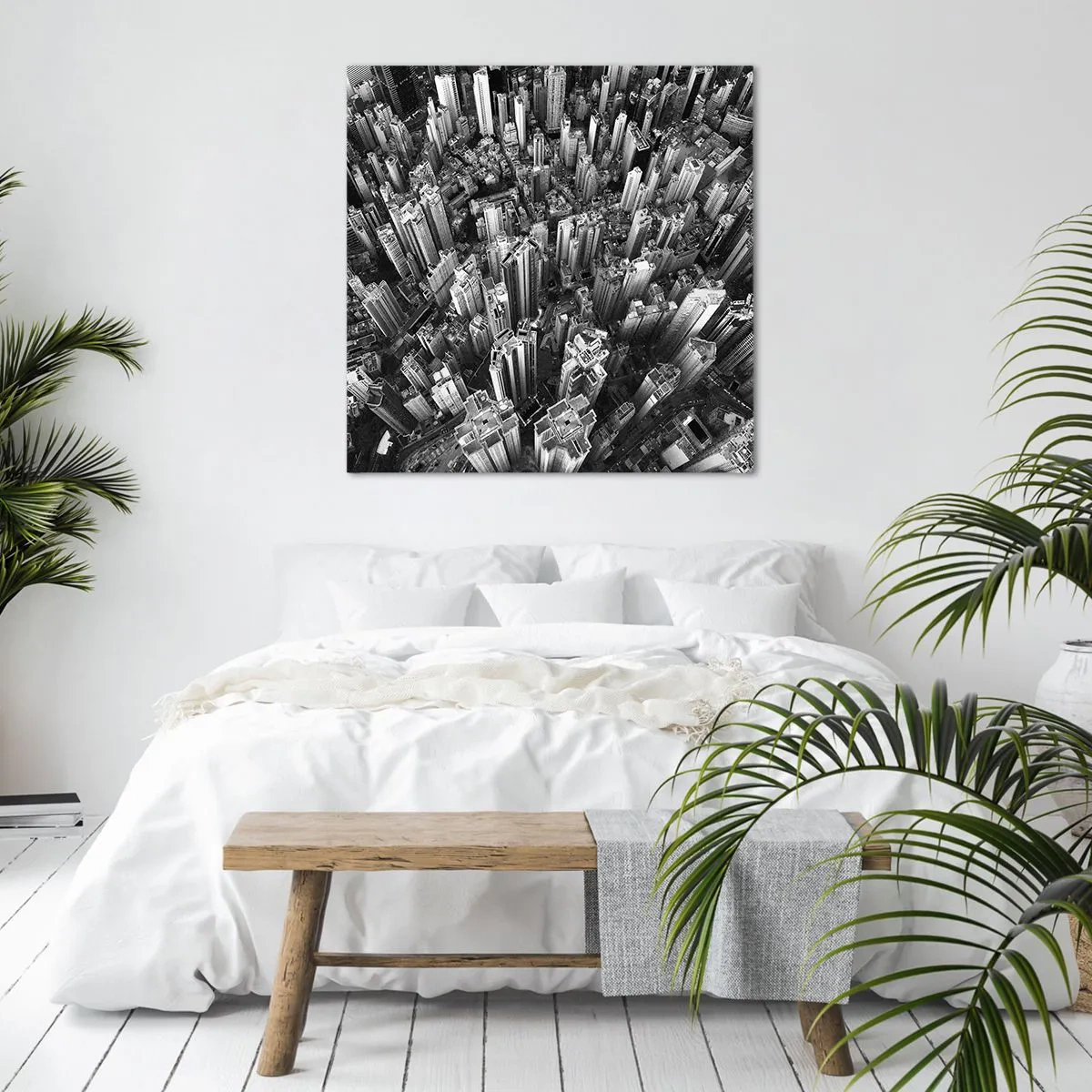 Cuadro sobre lienzo - Impresión de Imagen - Cada vez más alto - 50x50 cm