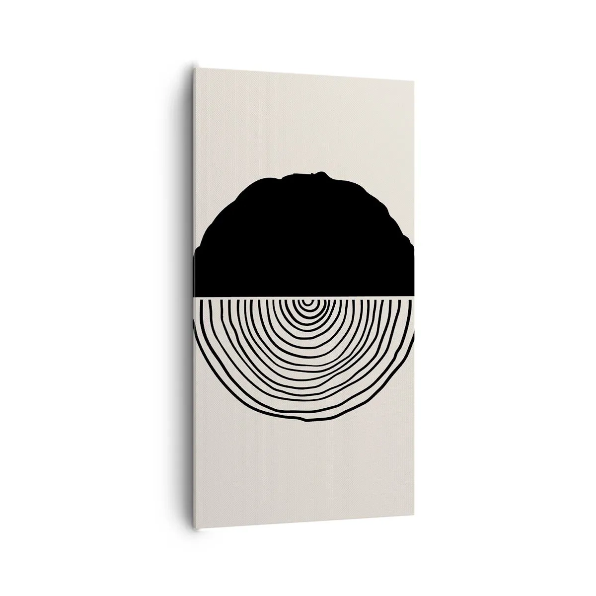 Cuadro sobre lienzo - Impresión de Imagen - Mitad y mitad - 65x120 cm