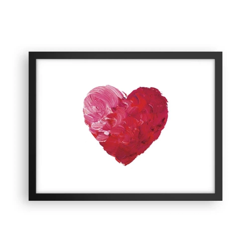 Póster en marco negro - All you need is love - 40x30 cm