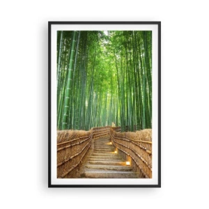 Póster en marco negro - La esencia de la naturaleza asiática - 61x91 cm