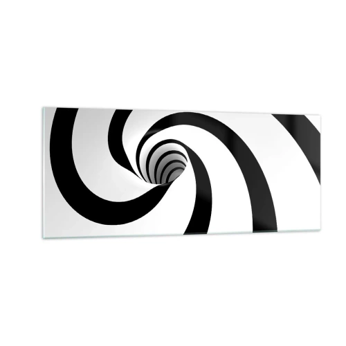 Cuadro sobre vidrio - Impresiones sobre Vidrio - ¿Ceder al torbellino? - 100x40 cm