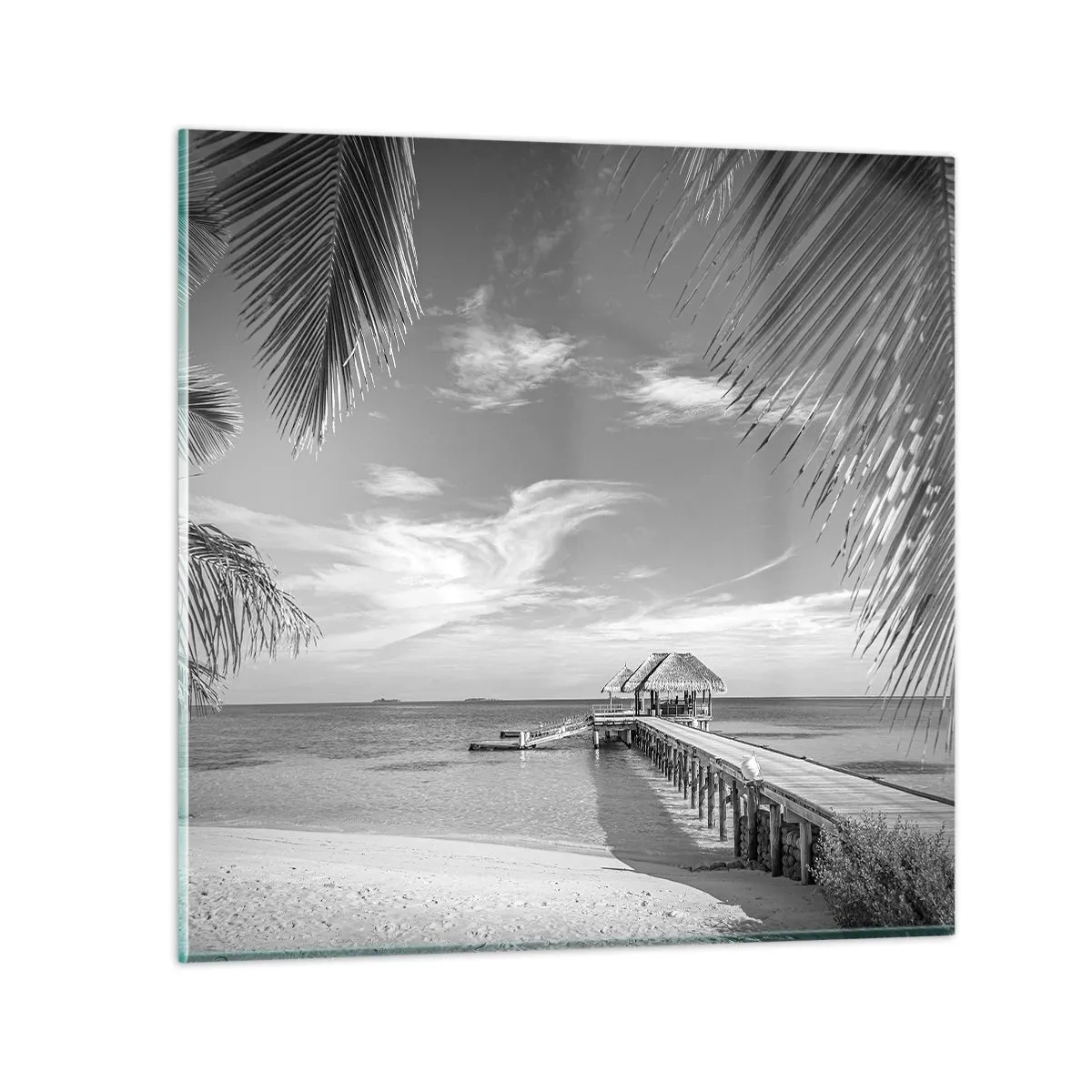 Cuadro sobre vidrio - Impresiones sobre Vidrio - ¿Un recuerdo o un sueño? - 30x30 cm