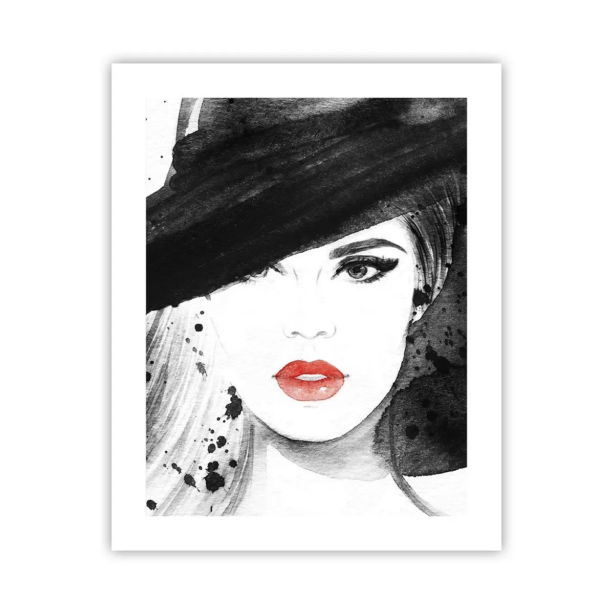 Póster - Dama de negro - 40x50 cm