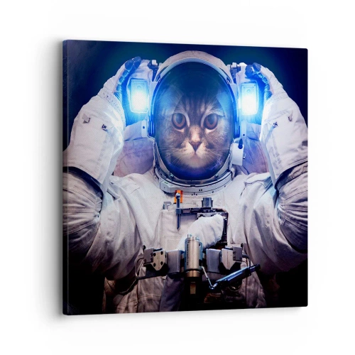 Cuadro sobre lienzo - Impresión de Imagen - Houston, tienes un problema. - 30x30 cm