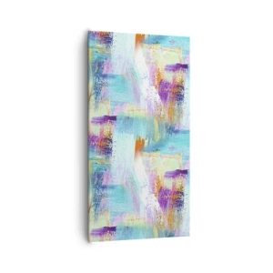 Cuadro sobre lienzo - Impresión de Imagen - Un alegre traductor de garabatos - 65x120 cm