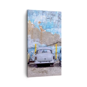 Cuadro sobre lienzo - Impresión de Imagen - Reunión de veteranos - 45x80 cm