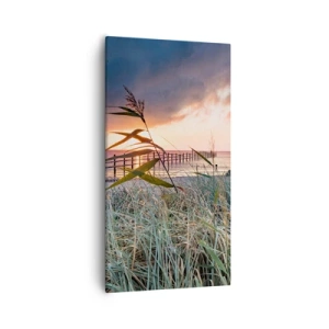 Cuadro sobre lienzo - Impresión de Imagen - Bailando con el viento - 55x100 cm