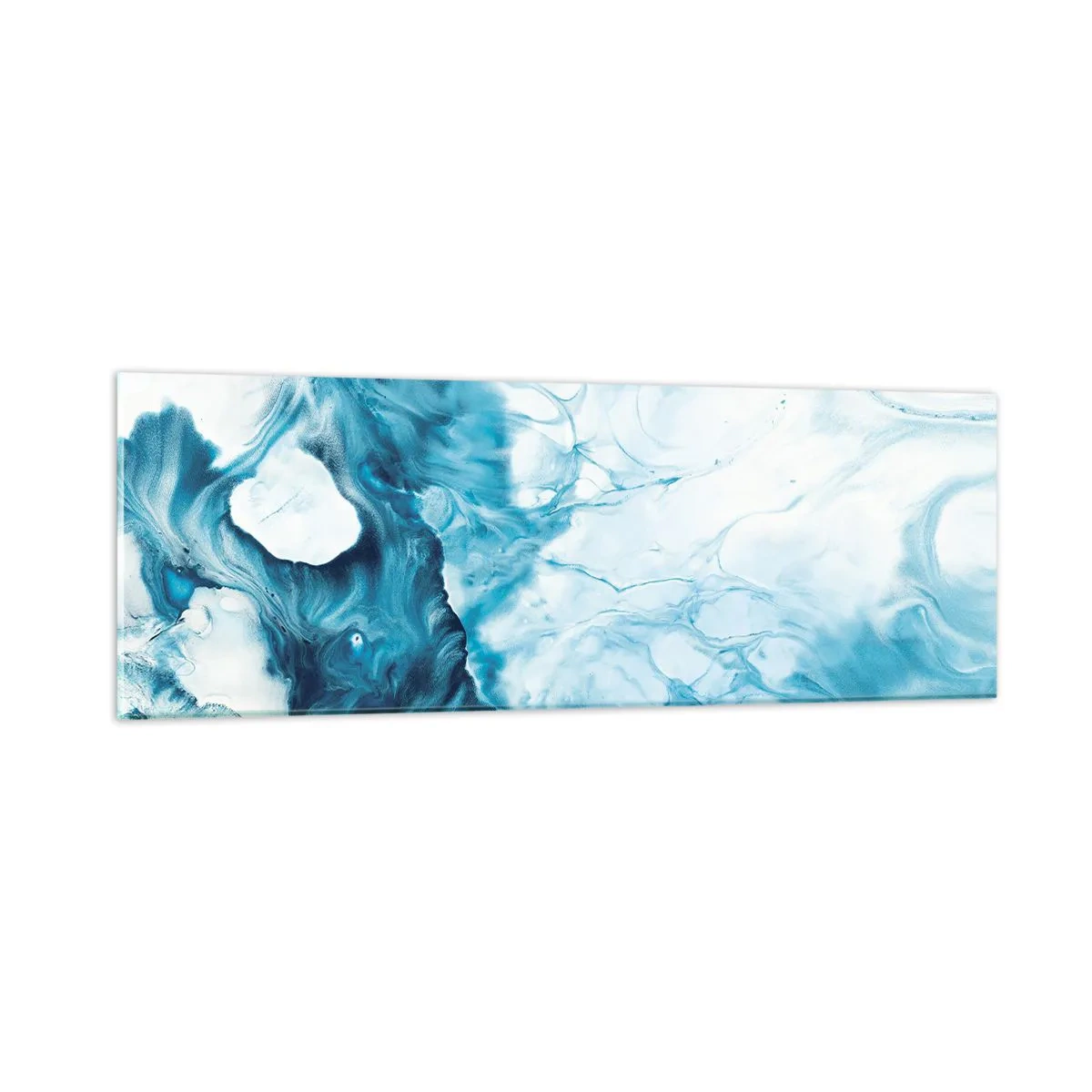 Cuadro sobre vidrio - Impresiones sobre Vidrio - Un concierto azul - 90x30 cm