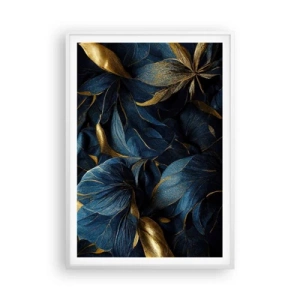 Póster en marco blanco - Forradas de oro - 70x100 cm