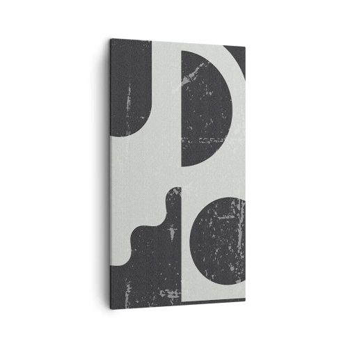 Cuadro sobre lienzo - Impresión de Imagen - Composición arriba y abajo - 45x80 cm