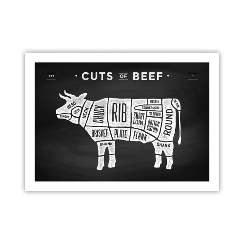 Póster - Manual del carnicero - 70x50 cm