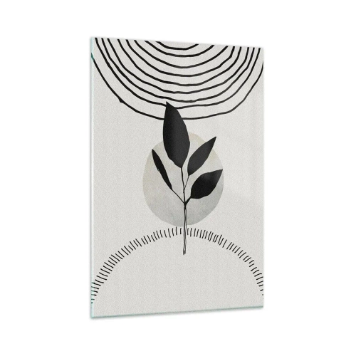 Cuadro sobre vidrio - Impresiones sobre Vidrio - Composición: los rituales de la naturaleza - 80x120 cm