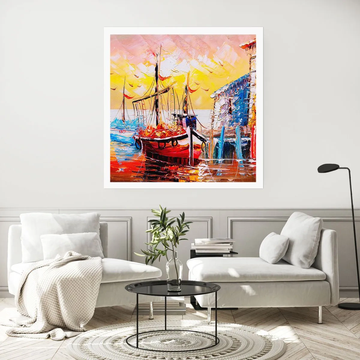 Póster - Feliz regreso - 50x50 cm