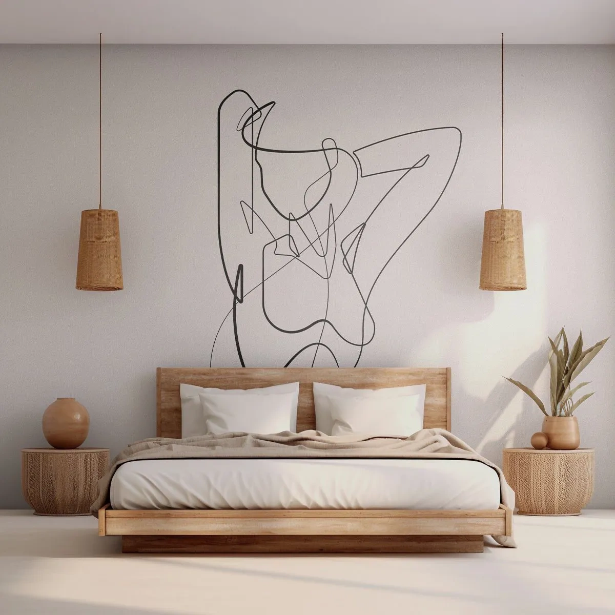Fotomural Autadhesivo Deluxe Sticker - Realmente, tal y como eres - Abstracción, cuerpo de mujer, Gráficos - 250x175 cm