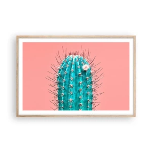 Póster en marco roble claro - Se mira, pero no se toca - 91x61 cm