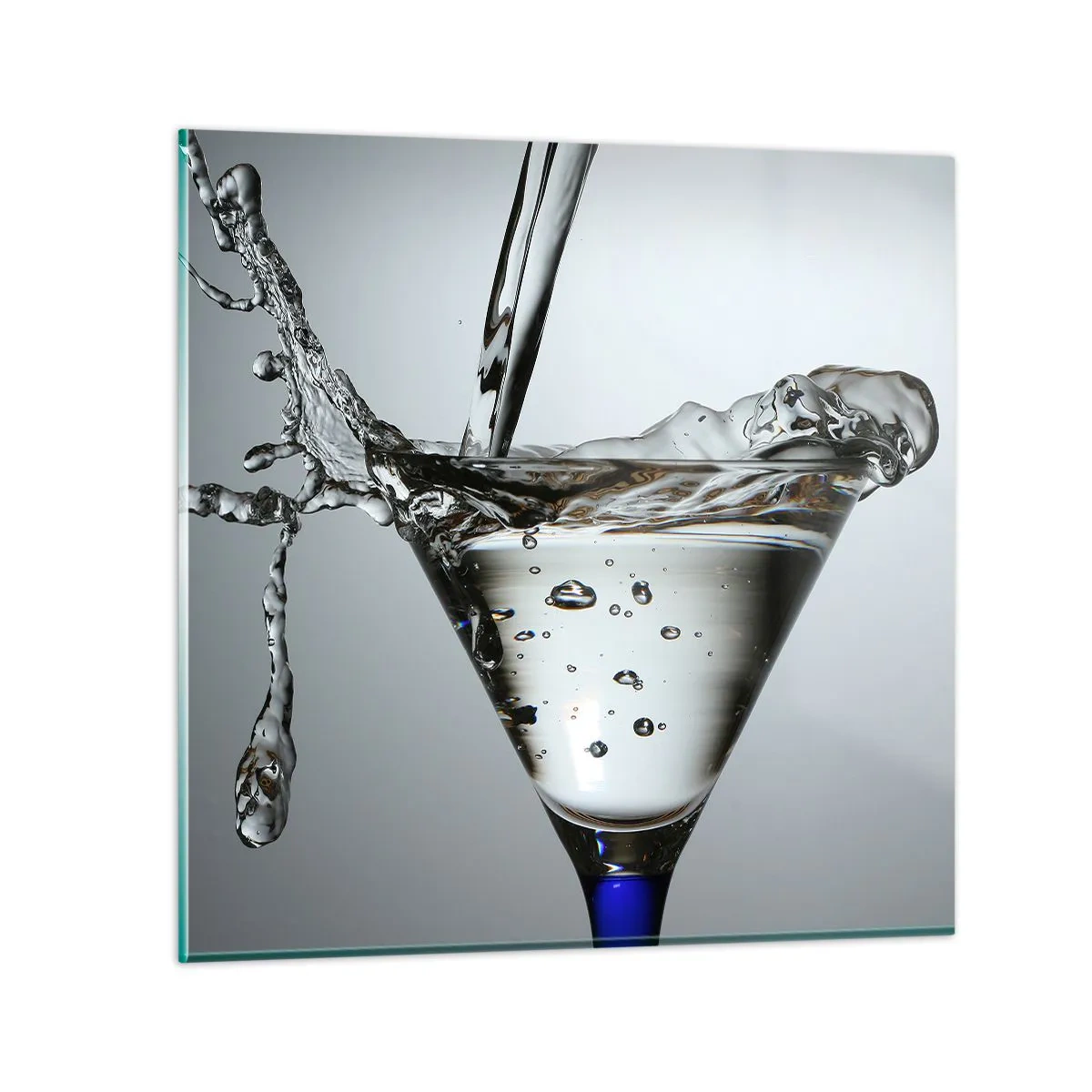 Cuadro sobre vidrio - Impresiones sobre Vidrio - Sobre el borde de una taza - 30x30 cm