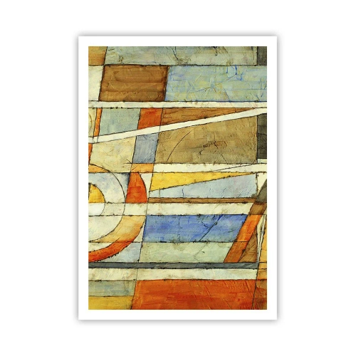 Póster - Cubismo en una obra - 70x100 cm