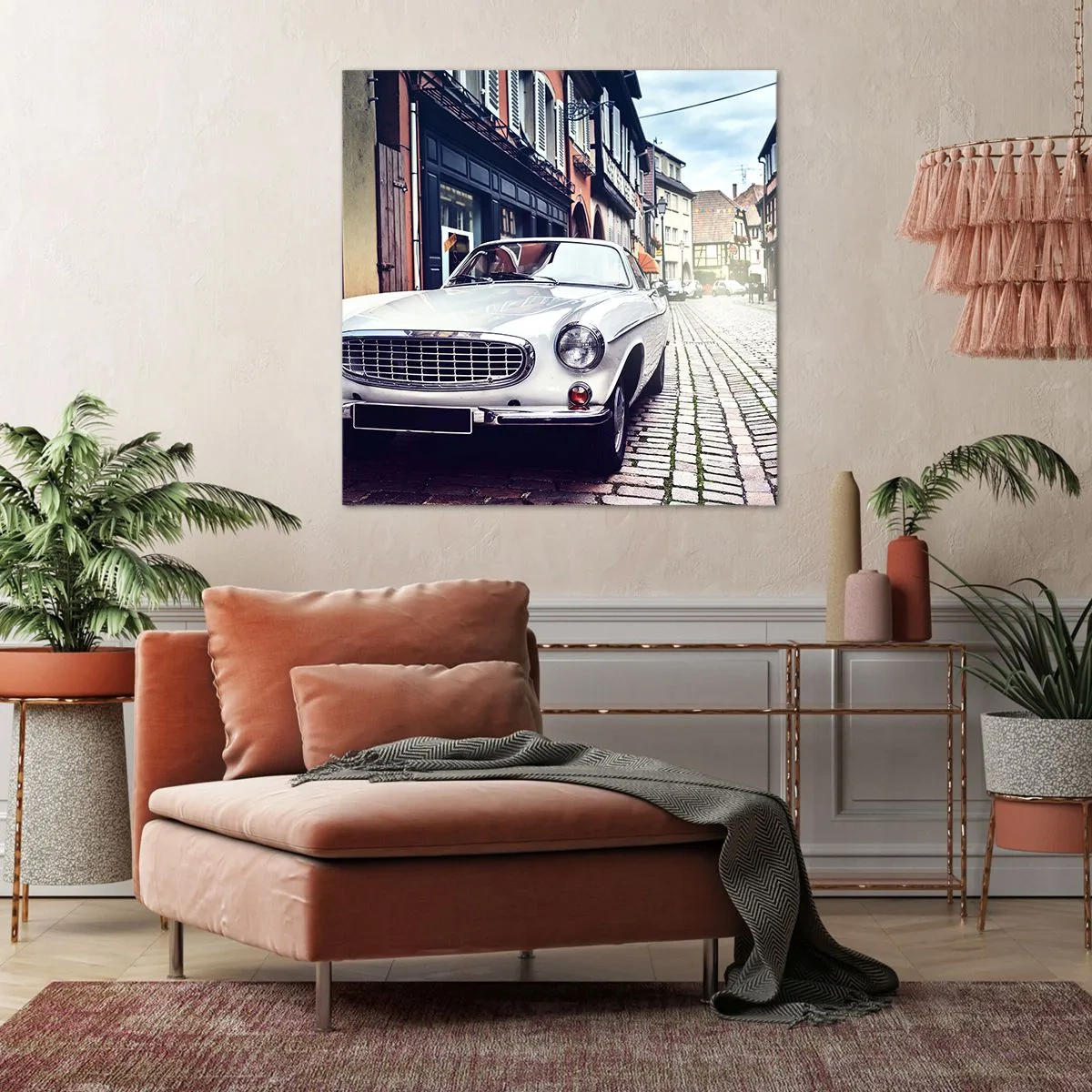 Cuadro sobre lienzo - Impresión de Imagen - El pasado está aquí - 60x60 cm