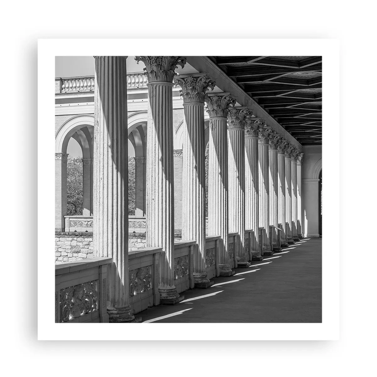 Póster - Galería soleada - 60x60 cm