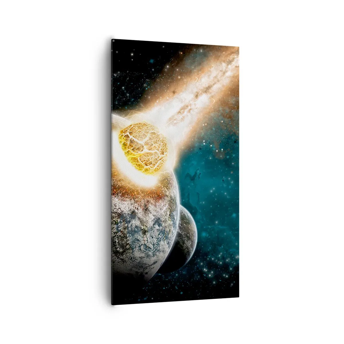 Cuadro sobre lienzo - Impresión de Imagen - ¿Condena o nacimiento? - 65x120 cm