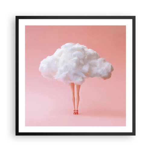 Póster en marco negro - Dulce promesa - 60x60 cm