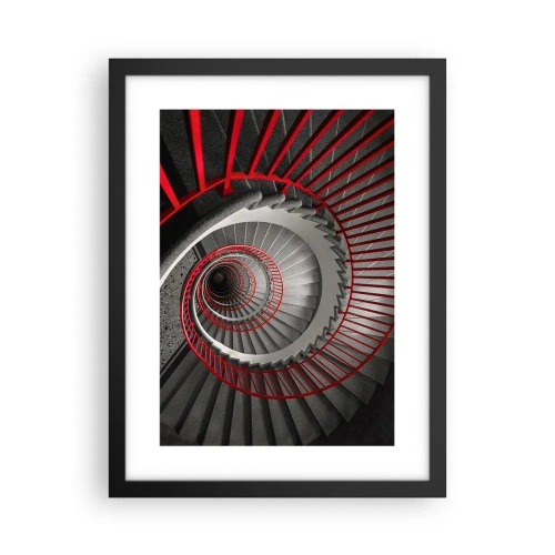 Póster en marco negro - Juegos arquitectónicos - 30x40 cm