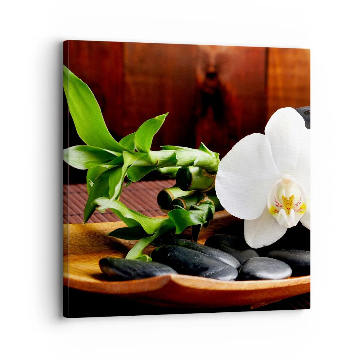 Cuadro sobre lienzo - Impresión de Imagen - Ríndete al tacto de la naturaleza - 30x30 cm