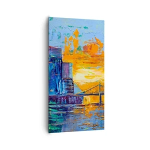 Cuadro sobre lienzo - Impresión de Imagen - Cultura y naturaleza - 65x120 cm