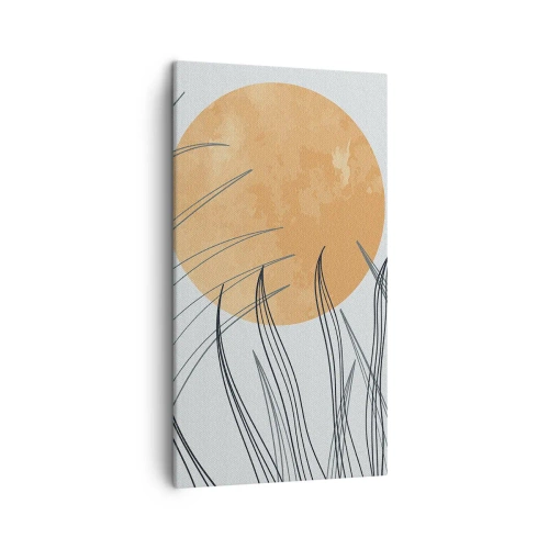 Cuadro sobre lienzo - Impresión de Imagen - Siempre hacia el sol - 45x80 cm