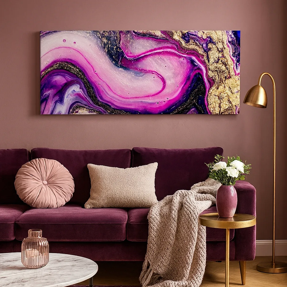 Cuadro sobre lienzo - Impresión de Imagen - Un momento abstracto - 30x30 cm