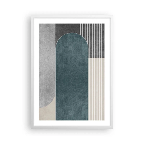 Póster en marco blanco - Composición horizontal - 50x70 cm