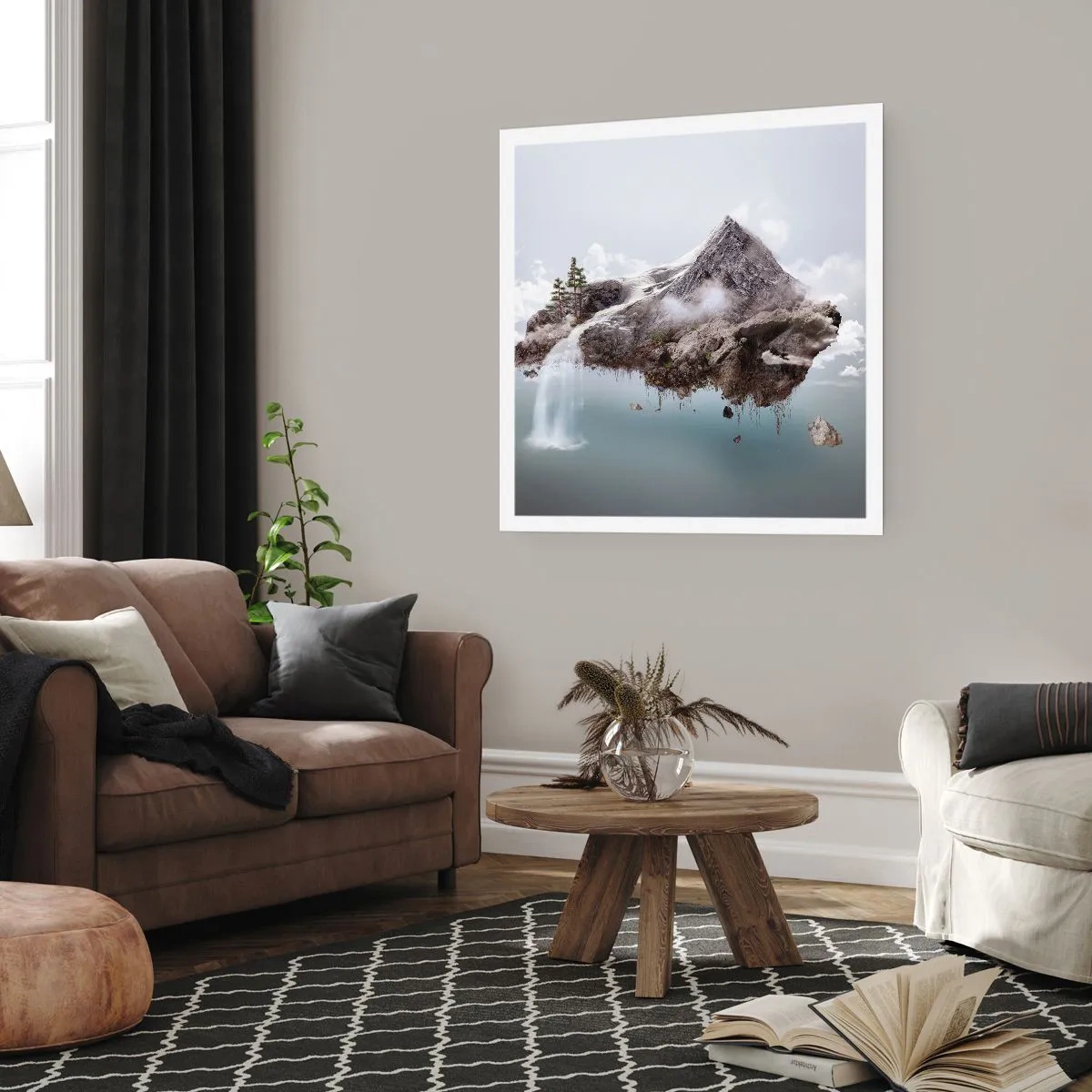 Póster - Isla surrealista - 50x50 cm