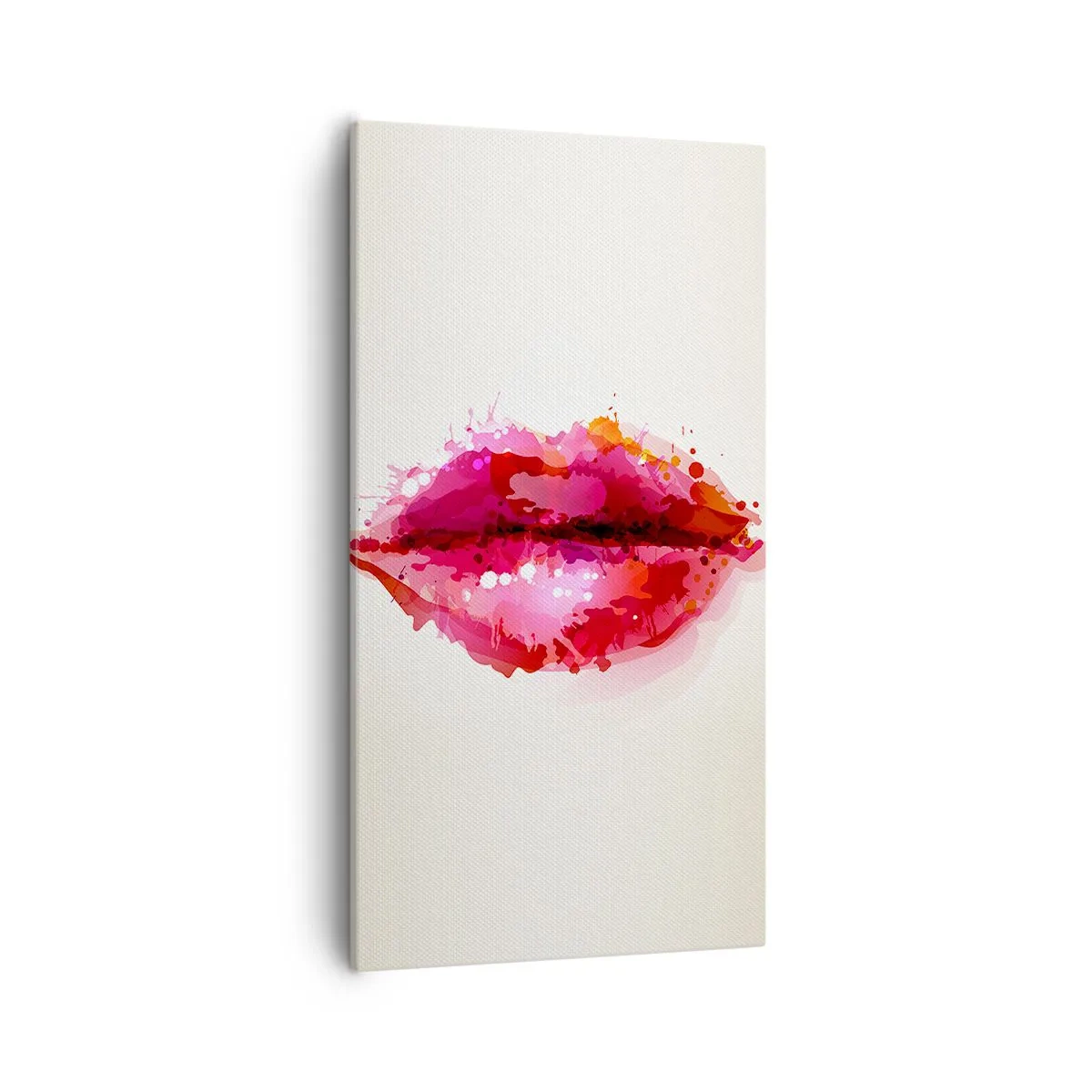 Cuadro sobre lienzo - Impresión de Imagen - Un tono más rojo - 55x100 cm