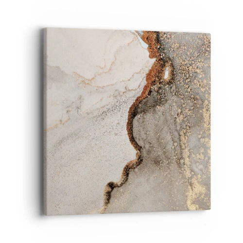 Cuadro sobre lienzo - Impresión de Imagen - En la frontera de los colores - 40x40 cm