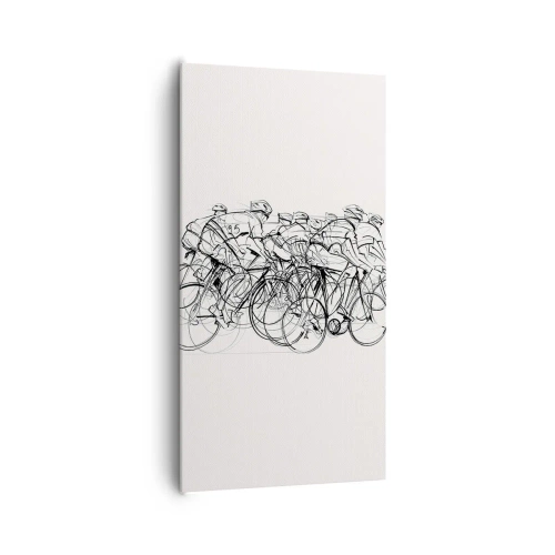 Cuadro sobre lienzo - Impresión de Imagen - Juntos como un equipo - 65x120 cm