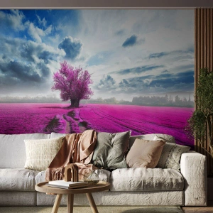 Fotomural Autadhesivo Deluxe Sticker - El brezal - un encanto - Paisaje, Brezos, Naturaleza - 300x210 cm