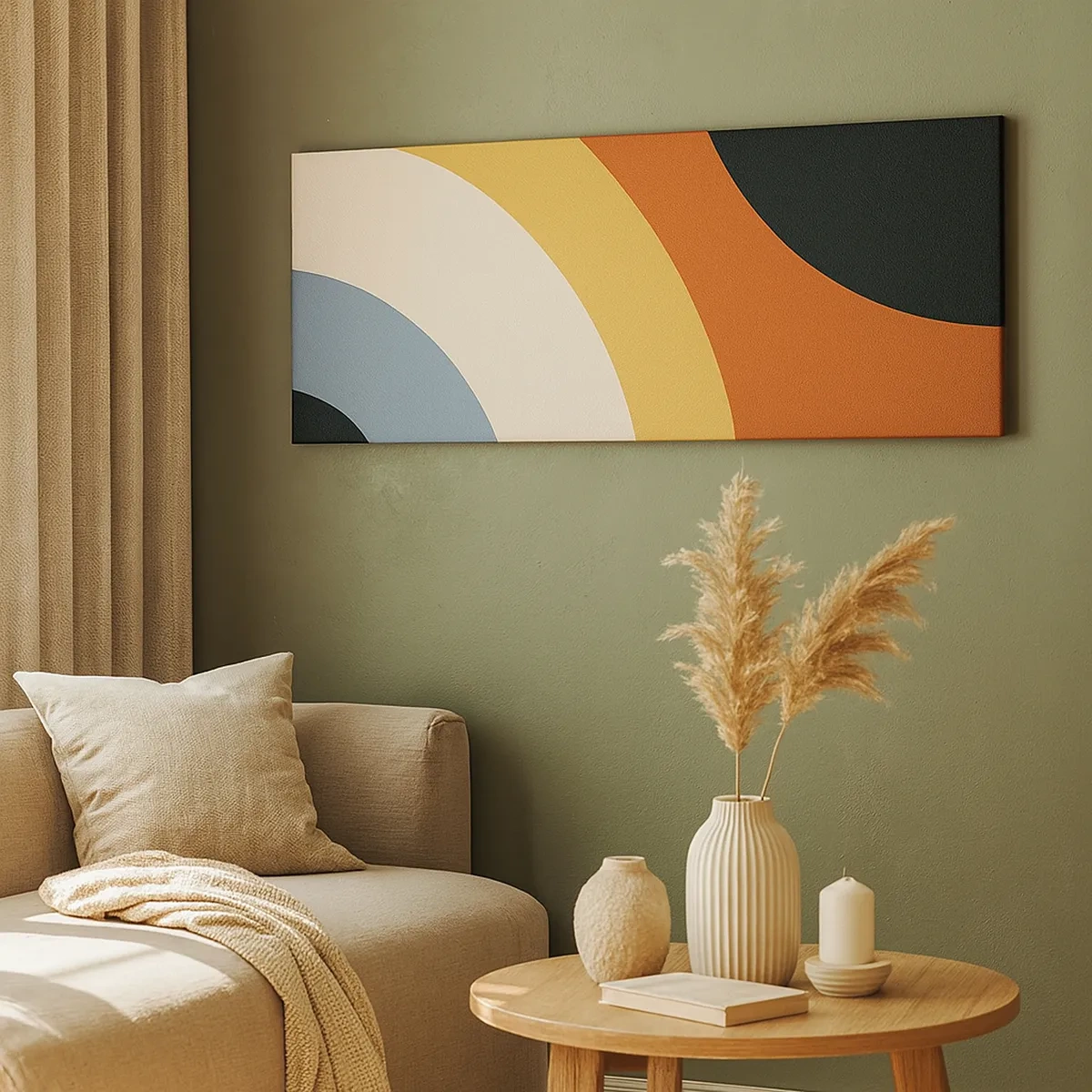 Cuadro sobre lienzo - Impresión de Imagen - Círculo sobre círculo - 30x30 cm