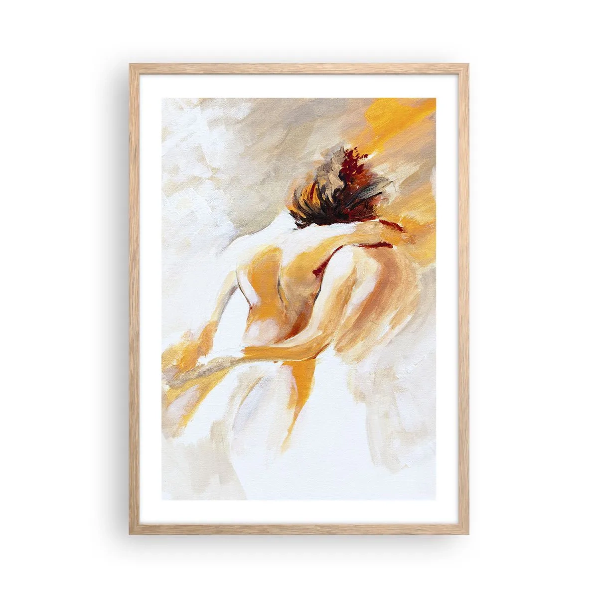 Póster en marco roble claro - En un cielo de cercanía - 50x70 cm