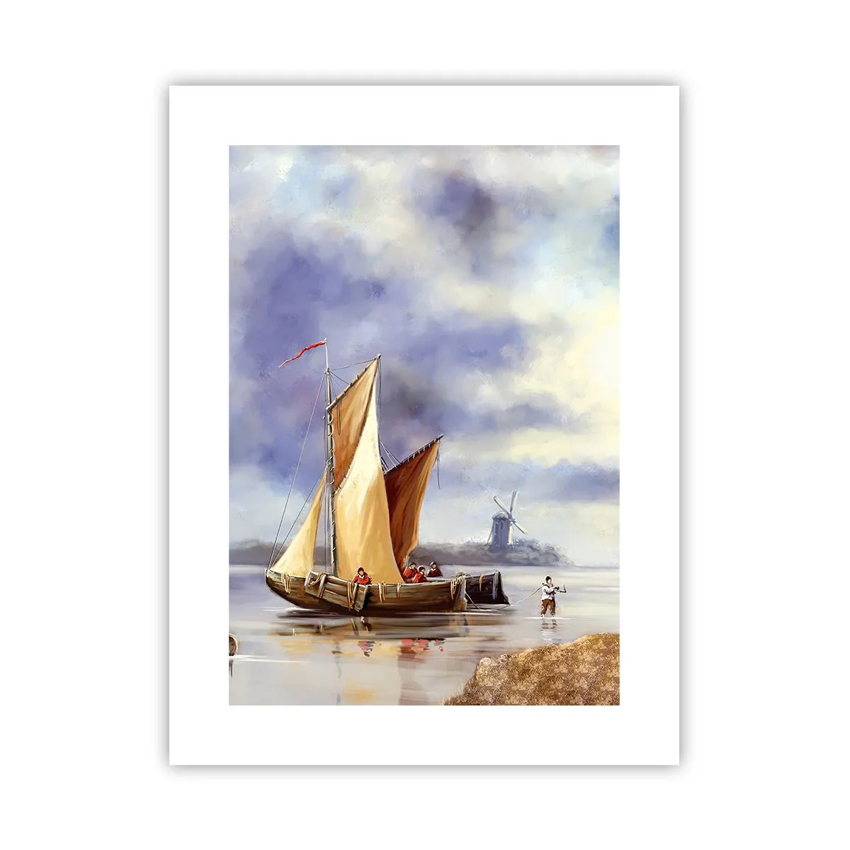 Póster - El regreso de los marineros - 30x40 cm